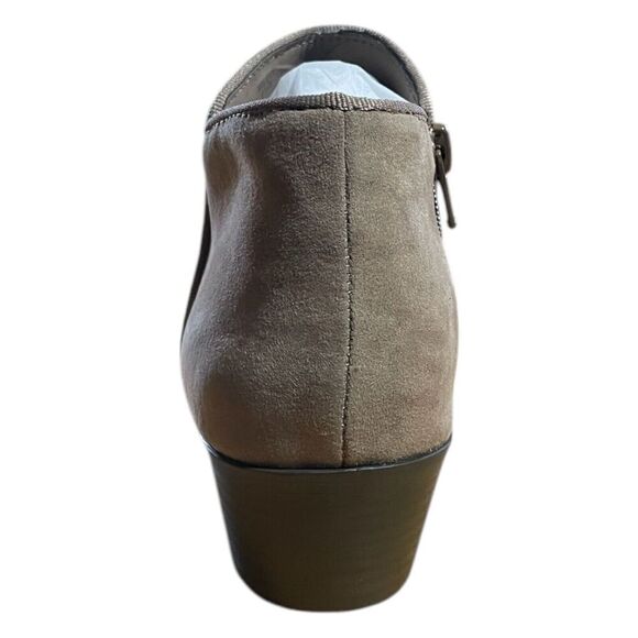 Style & Co Women's Wileyy Ankle Booties Taupe Microsuede 6.5M - Picture 4 of 8